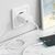  Сетевое зарядное устройство BOROFONE BN9 Reacher 2xUSB-C с Кабелем Type-C - Type-C, 35W, белый 