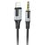  Аудиокабель BOROFONE BL19 AUX Jack 3.5 (m) - Lightning (m), 1 м, черный 