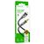  Аудиокабель BOROFONE BL19 AUX Jack 3.5 (m) - Lightning (m), 1 м, черный 