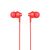  Наушники вакуумные AUX разъём с МК и рег.громкости длина 1.2м Hoco M14 Inital sound (Red) 
