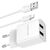  Сетевое зарядное устройство 2USB 2.1A в комплекте с кабелем Apple 8-pin Borofone BA53A 1м (White) 