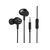  Наушники вакуумные для AUX разъема с микрофоном  длина 1.2м длина 1.2м Hoco M3 Universal (Black) 