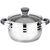  Кастрюля LARA LR02-472 (нерж) серия <MERCURY> 20см, 3.9л, стал.ручки, капсул индук дно, жароп.крышка 