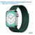  Ремешок миланcкий из нержавеющей стали Great Case Milanese Loop для Apple Watch 42/44/45/49 мм, 255мм, на магните, темно-зеленый (13) 