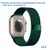  Ремешок миланcкий из нержавеющей стали Great Case Milanese Loop для Apple Watch 42/44/45/49 мм, 255мм, на магните, темно-зеленый (13) 