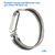  Ремешок миланcкий из нержавеющей стали Great Case Milanese Loop для Xiaomi Mi Band 5/6, 260мм, на магните, серебристый+черный (30) 