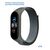  Ремешок нейлоновый Great Case Sport для Xiaomi Mi Band 3/4/5/6/7, 260мм, на липучке, серый (14) 
