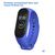  Ремешок силиконовый Great Case Sport для Xiaomi Mi Band 3/4, 250мм, на кнопке, синий (2) 