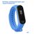  Ремешок силиконовый Great Case Sport для Xiaomi Mi Band 3/4, 250мм, на кнопке, лазурный (3) 