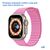  Ремешок кожаный Great Case Leather Loop для Apple Watch 38/40/41 мм, 225мм, на магните, розовый (4) 