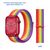  Ремешок нейлоновый Great Case Sport для Apple Watch 38/40/41 мм, 225мм, на липучке, ярко-радужный (41) 