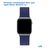  Ремешок силиконовый Great Case Sport для Apple Watch 38/40/41 мм, 225мм, на кнопке, темно-синий (20) 