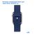  Ремешок силиконовый Great Case Sport для Apple Watch 38/40/41 мм, 225мм, на кнопке, темно-синий (20) 