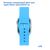  Ремешок силиконовый Great Case Sport для Apple Watch 42/44/45/49 мм, 235мм, на кнопке, голубой (16) 