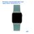  Ремешок силиконовый Great Case Sport для Apple Watch 42/44/45/49 мм, 235мм, на кнопке, зеленый кактус (61) 