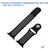  Ремешок силиконовый перфорированный Great Case Sport NK для Apple Watch 38/40/41 мм, 225мм, на кнопке, черный+серый (1) 