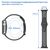  Ремешок силиконовый перфорированный Great Case Sport NK для Apple Watch 42/44/45/49 мм, 235мм, на кнопке, мятный+зеленый (28) 