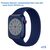  Ремешок-браслет силиконовый Great Case Solo Loop для Apple Watch 38/40/41 мм, M(135мм), синий (13) 