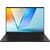  Ноутбук Asus VivoBook S14 S5406SA-QD200 (90NB15R3-M00CB0) Core Ultra 7 258V 32Gb SSD1Tb Intel Arc 14" OLED WUXGA (1920x1200) noOS black WiFi BT Cam 