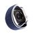  Ремешок нейлоновый MB для Apple watch – 42-44 mm (S3/S4/S5 SE/S6), темно-синий с серо-голубым краем 
