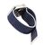  Ремешок нейлоновый MB для Apple watch – 42-44 mm (S3/S4/S5 SE/S6), темно-синий с серо-голубым краем 