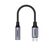  Адаптер AUX 3,5 - Type-C Foneng BM30, 14см (Metal Gray) 