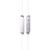  Наушники вакуумные AUX разъём с МК без рег.громкости длина 1.2м More choice G51 (White) 