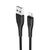  Дата-кабель BOROFONE BX37 Wieldy Lightning, 1м (чёрный) 