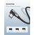  Кабель UGREEN US284 70255 Angled USB-C Male To USB2.0 A Male 3A Data Cable 90°Angle 3m Black 