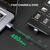  Кабель UGREEN US311 70313 USB 2.0-A to Angled USB-C Cable Aluminum Case with Braided 1m Black 