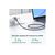 Кабель UGREEN US335 70698 Angled USB-C 2.0 Male To Angled USB-C 2.0 Male 5A Data Cable 2m Space Gray 