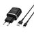  СЗУ BOROFONE BA36A High speed 1USB, QC3.0 + Micrо  (чёрный) 