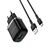  СЗУ BOROFONE BA36A High speed 1USB, QC3.0 + Micrо  (чёрный) 
