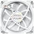  Вентилятор Montech AX140 ARGB (AX140 PWM White) 140х140x25 белый 4-pin Ret 