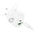  СЗУ 1USB+1Type-C 3.0A PD 30W+QC3.0 быстрая зарядка для Type-C Lighting 8-pin Hoco CS55A 1м (White) 