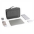  Сумка для ноутбука WiWU Cozy Classic Case 14" водонепроницаемый полиэстер (Gray) 