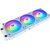  Вентилятор Thermaltake CT120 EX Sync Hydrangea Reverse ARGB (CL-F198-PL12BU-A) (упак. 3шт) 120х120x25 синий 4-pin 31.2дБ Ret 