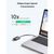  Кардридер UGREEN CM401 80888 USB-C to SD/TF Memory Card Reader Alu Case space gray 