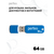  Флешка Perfeo USB 64GB C05 Голубая 