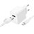  Адаптер Сетевой с кабелем Borofone BAS11A Erudite USB 2,1A/10,5W (USB/Type-C) (white) (225096) 