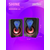  Колонки Perfeo"SHINE", 2.0, мощность 2х3 Вт, USB,  цвет чёрный, Game Design, LED подсветка 7 цв 