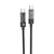  Кабель Type-C to Type-C Foneng X105 1.2M, 60W, нейлон (Black) 