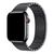 Ремешок - ApW34 металл блочный на застежке Apple Watch 38/40/41мм (black) (230492) 