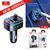  ФМ модулятор (2USB выхода + USB-C, Bluetooth) Earldom ET-M62 (20W) с подсветкой 