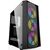  Корпус Powercase CMRMX-L3 Rhombus X3 Mesh LED, Tempered Glass, 3x 120mm 5-color fan, чёрный, ATX (CMRMX-L3) 