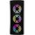  Корпус Powercase CMRMX-L3 Rhombus X3 Mesh LED, Tempered Glass, 3x 120mm 5-color fan, чёрный, ATX (CMRMX-L3) 