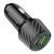  Адаптер Автомобильный Borofone BZ21 Brilliant PD/QC3.0 48W USB/Type-C (black carbon) (219464) 