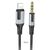  Аудио кабельBOROFONE BL19/ AUX аудио кабель/3.5 mm jack - Lightning/ 1m/ черный 