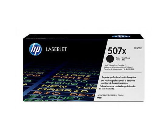  Картридж №507X HP CLJ M551series, 11К (О) black CE400X 