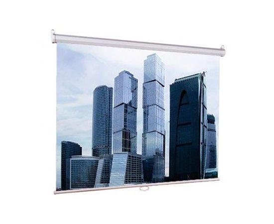  [LEP-100102] Настенный экран Lumien Eco Picture 180х180 см Matte White восьмигранный корпус, возможность потолочн./на-стенного крепления, уровень в комплекте, 1:1 (треугольная упаковка) 
